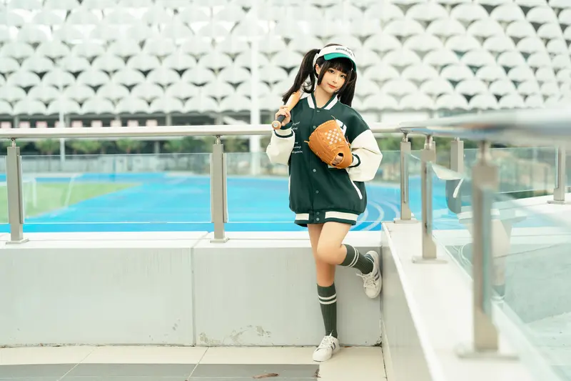 蠢沫沫 NO.204 棒球女孩 – 011.webp