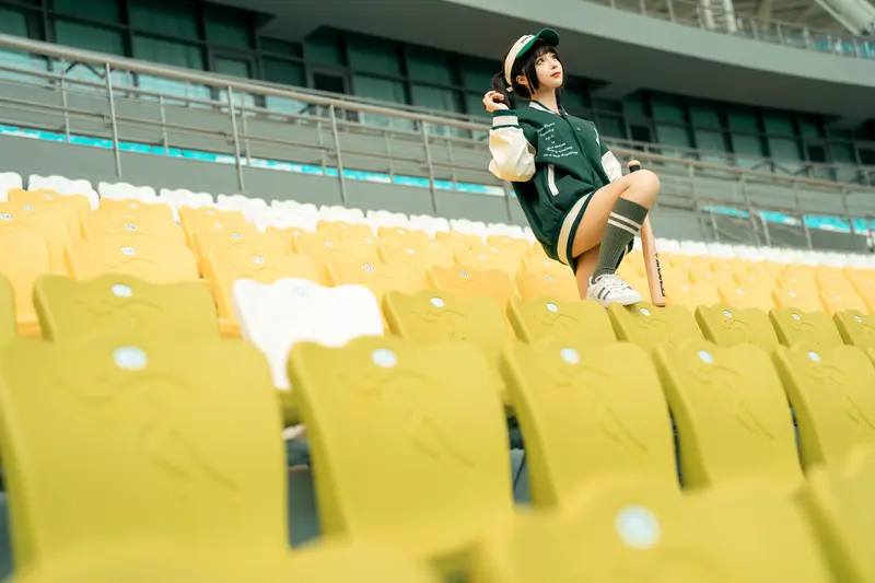 蠢沫沫 NO.204 棒球女孩 – 014.webp