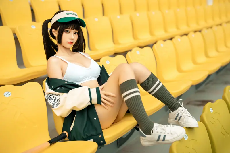 蠢沫沫 NO.204 棒球女孩 – 029.webp