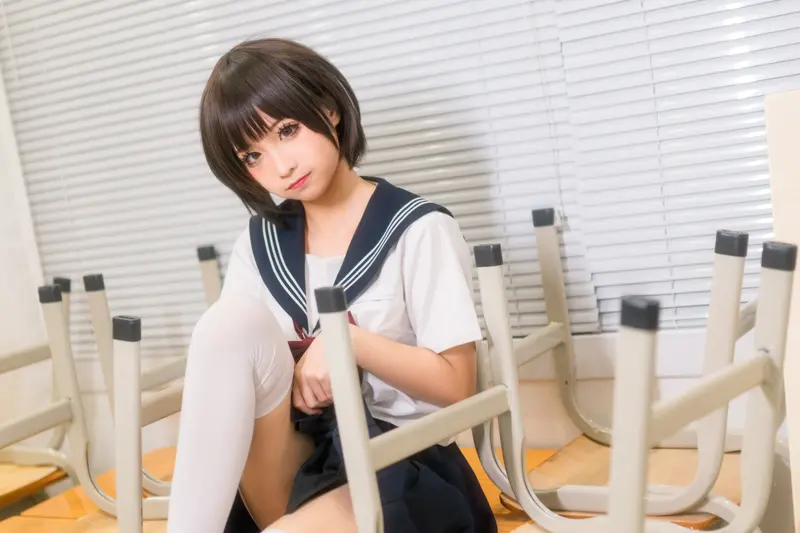 蠢沫沫 NO.22 教室 – 002.webp