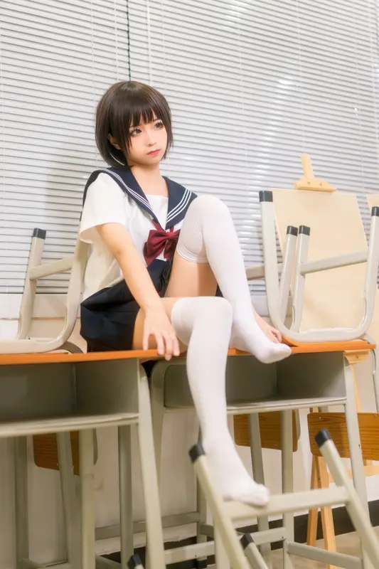 蠢沫沫 NO.22 教室 – 005.webp