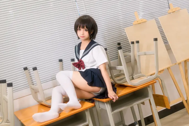 蠢沫沫 NO.22 教室 – 010.webp