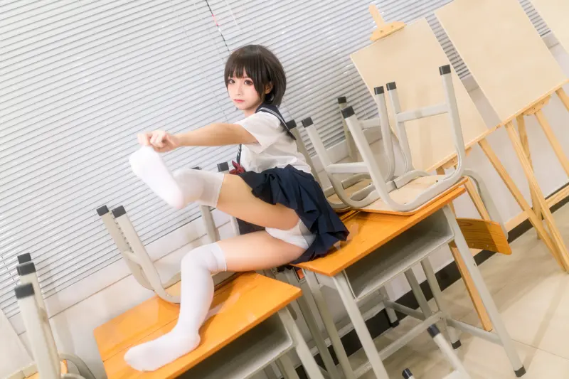 蠢沫沫 NO.22 教室 – 012.webp