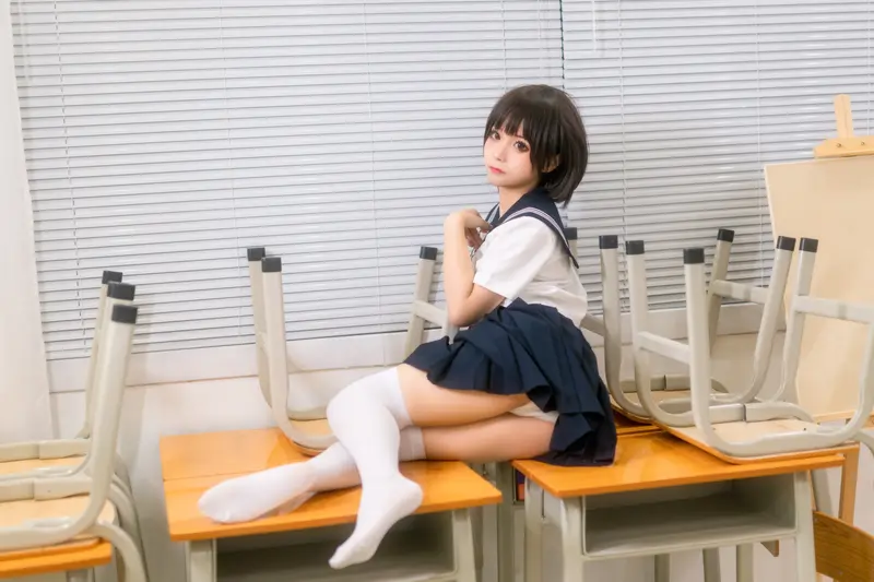 蠢沫沫 NO.22 教室 – 015.webp