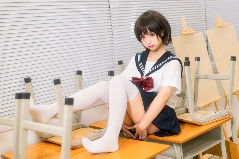 蠢沫沫 NO.22 教室 – 016.webp