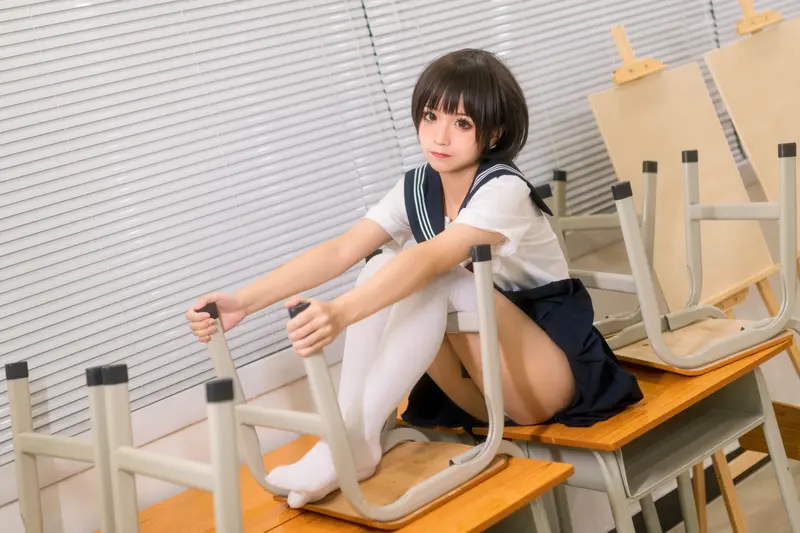 蠢沫沫 NO.22 教室 – 020.webp
