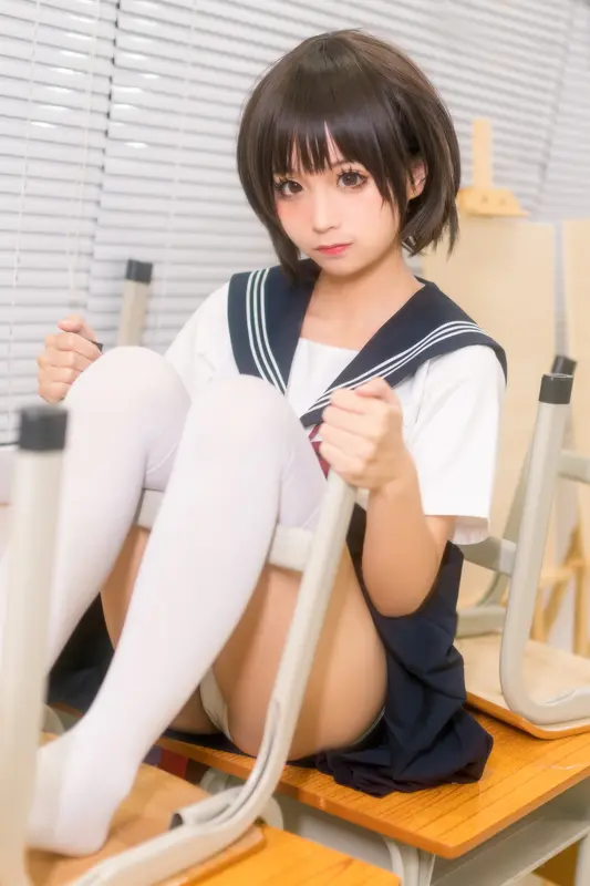 蠢沫沫 NO.22 教室 – 021.webp