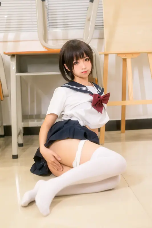 蠢沫沫 NO.22 教室 – 055.webp