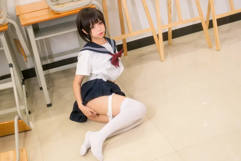 蠢沫沫 NO.22 教室 – 056.webp