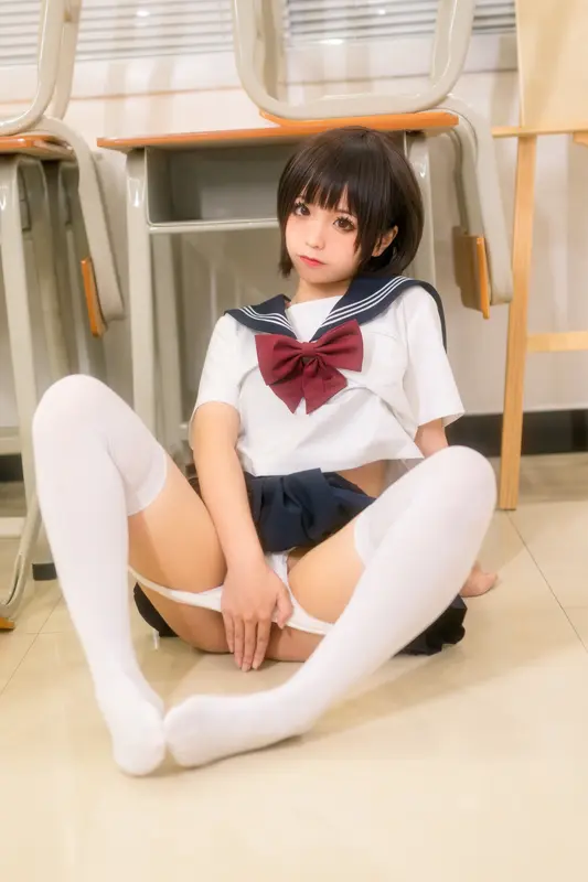 蠢沫沫 NO.22 教室 – 057.webp