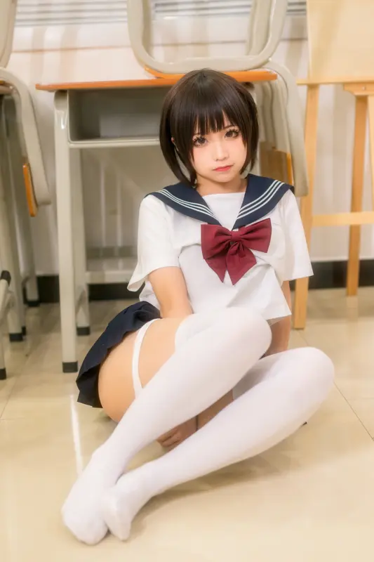蠢沫沫 NO.22 教室 – 058.webp
