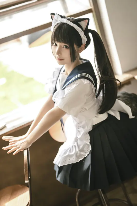 蠢沫沫 NO.221 猫猫女仆 – 004.webp