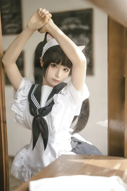 蠢沫沫 NO.221 猫猫女仆 – 008.webp