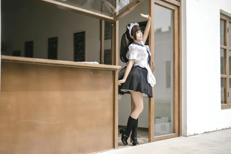 蠢沫沫 NO.221 猫猫女仆 – 010.webp
