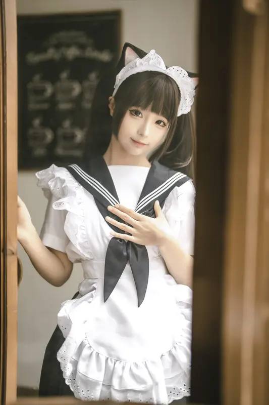 蠢沫沫 NO.221 猫猫女仆 – 013.webp