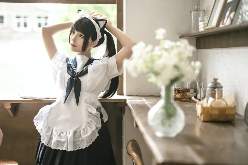 蠢沫沫 NO.221 猫猫女仆 – 017.webp