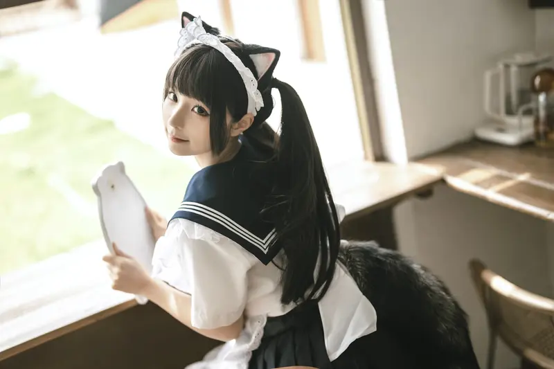 蠢沫沫 NO.221 猫猫女仆 – 018.webp