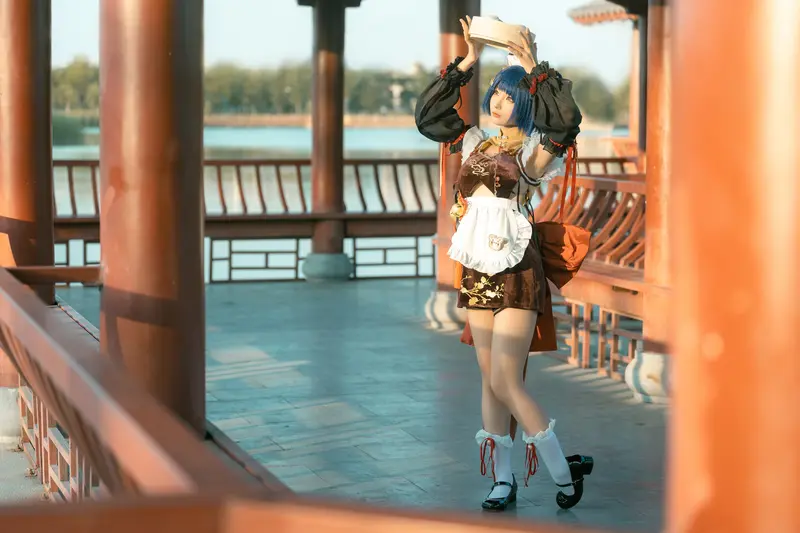 蠢沫沫 NO.232 香菱女仆 – 014.webp