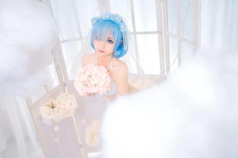 蠢沫沫 NO.24 雷姆花嫁 – 011.webp