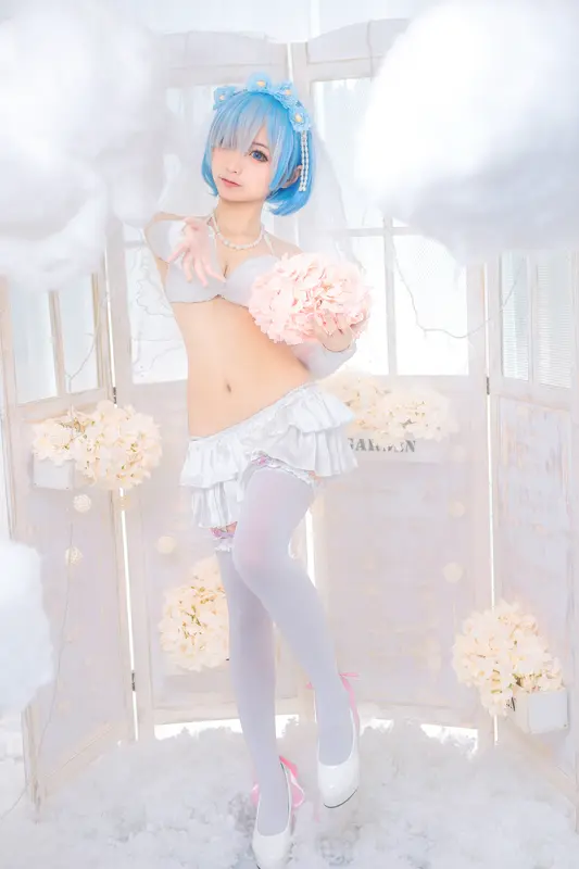 蠢沫沫 NO.24 雷姆花嫁 – 014.webp