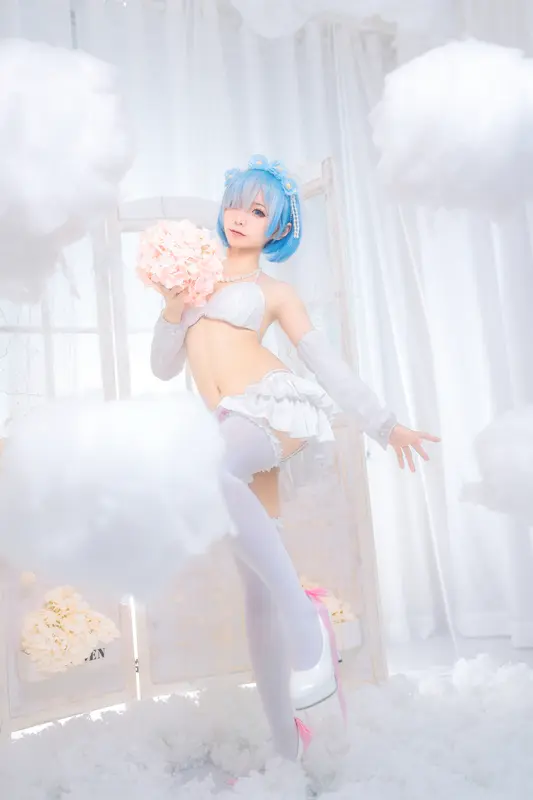 蠢沫沫 NO.24 雷姆花嫁 – 018.webp