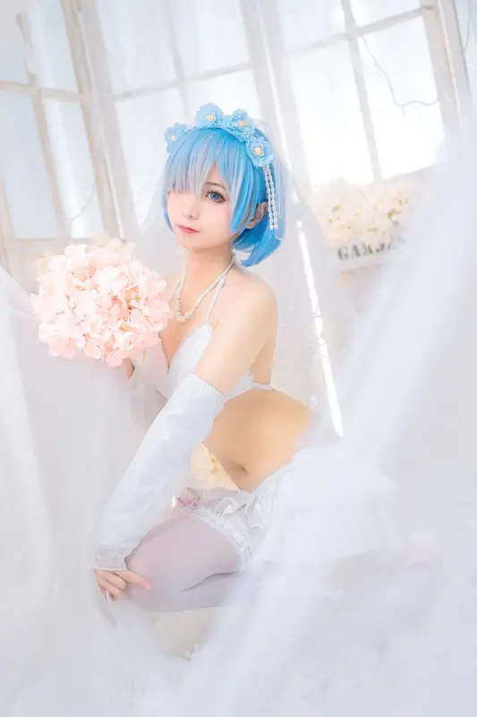 蠢沫沫 NO.24 雷姆花嫁 – 023.webp