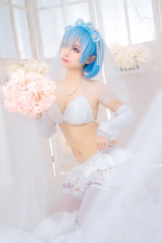 蠢沫沫 NO.24 雷姆花嫁 – 024.webp