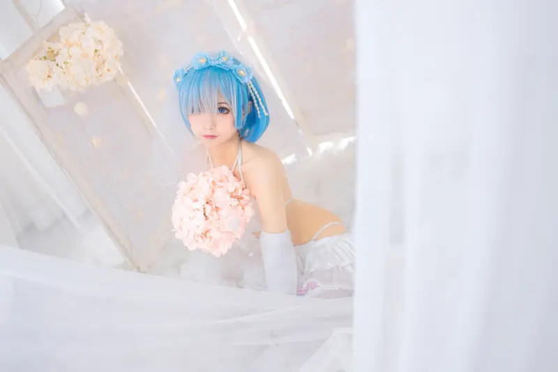 蠢沫沫 NO.24 雷姆花嫁 – 025.webp