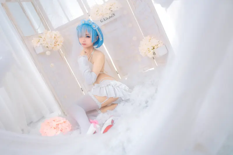 蠢沫沫 NO.24 雷姆花嫁 – 029.webp