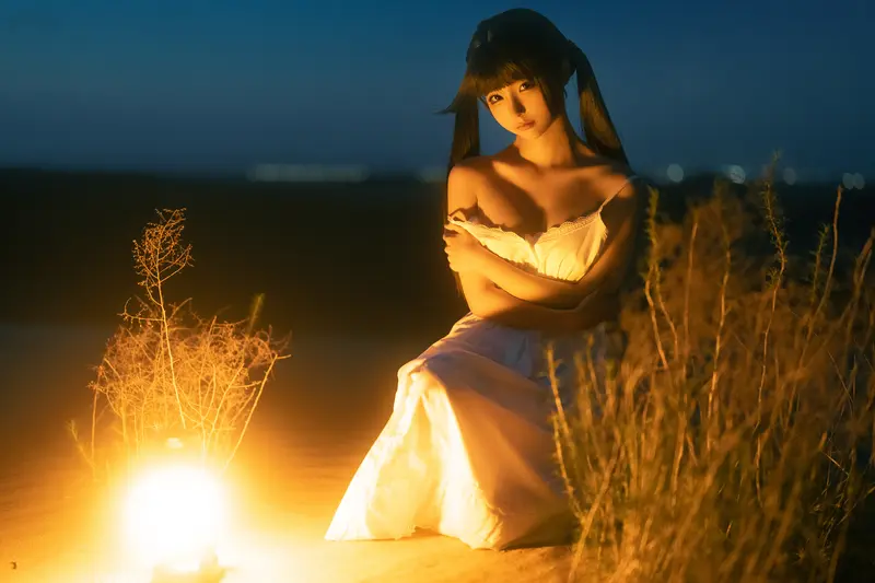 蠢沫沫 NO.241 海岸昏灯 – 005.webp