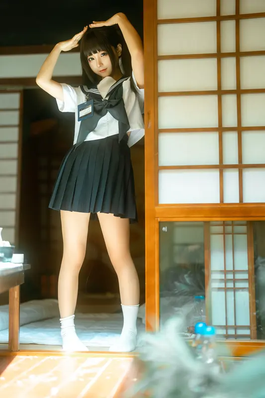 蠢沫沫 NO.242 居家学妹 – 009.webp