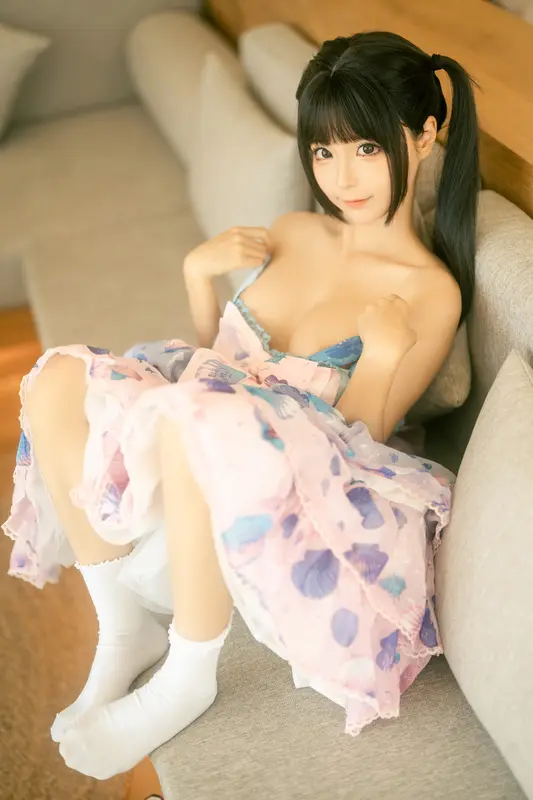 蠢沫沫 NO.243 可爱粉裙 – 008.webp