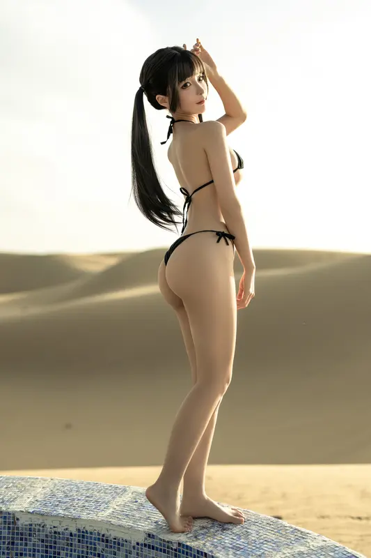 蠢沫沫 NO.246 沙漠比基尼 – 010.webp