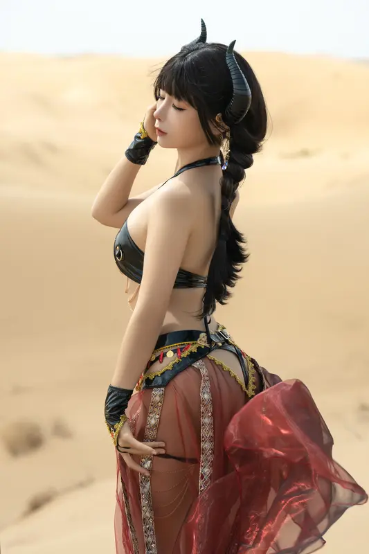 蠢沫沫 NO.248 沙漠魅魔 – 003.webp