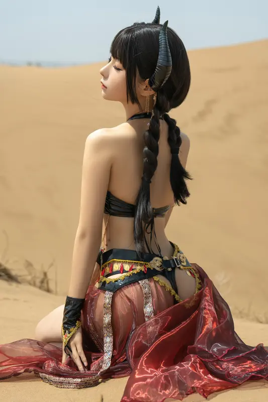 蠢沫沫 NO.248 沙漠魅魔 – 005.webp