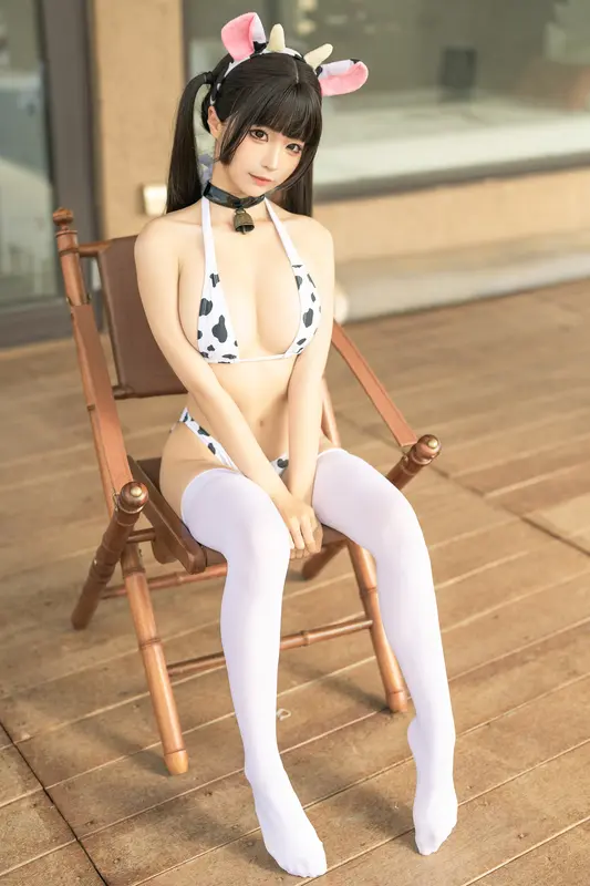 蠢沫沫 NO.249 沙漠牛牛女仆 – 001.webp