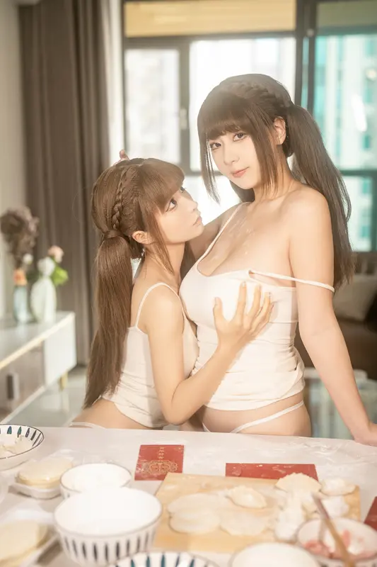 蠢沫沫 NO.281 &浅安安 双人新年贺岁 – 053.webp