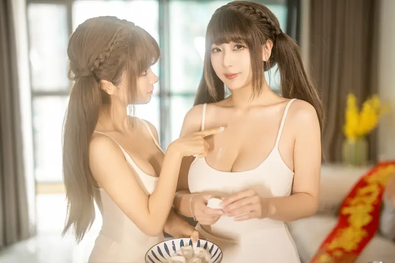 蠢沫沫 NO.281 &浅安安 双人新年贺岁 – 084.webp