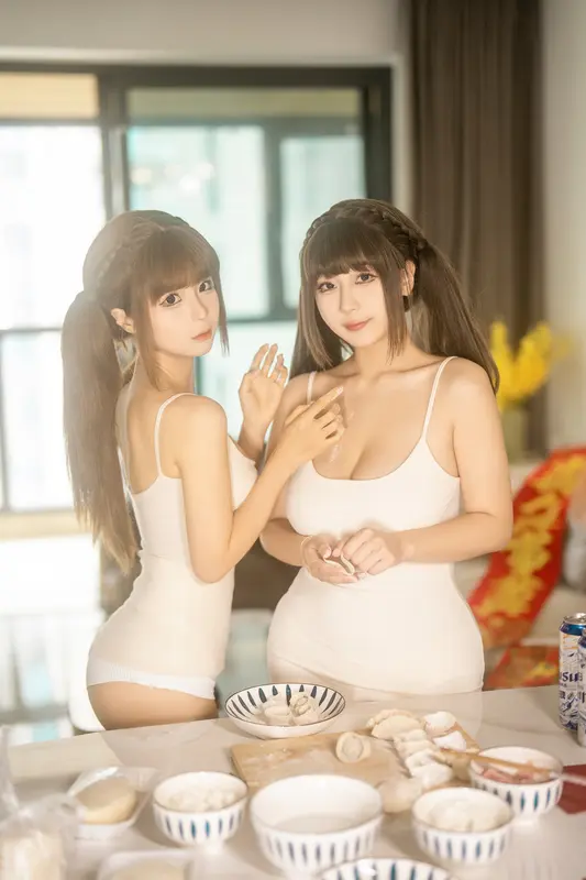 蠢沫沫 NO.281 &浅安安 双人新年贺岁 – 086.webp