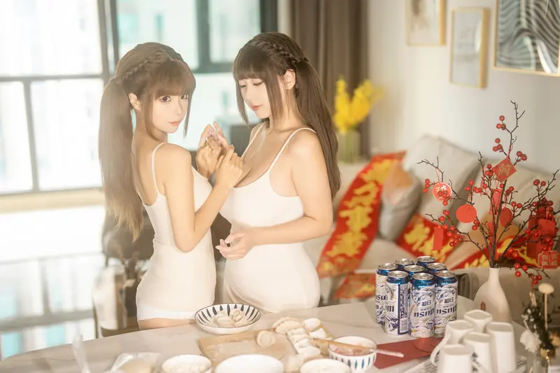 蠢沫沫 NO.281 &浅安安 双人新年贺岁 – 088.webp