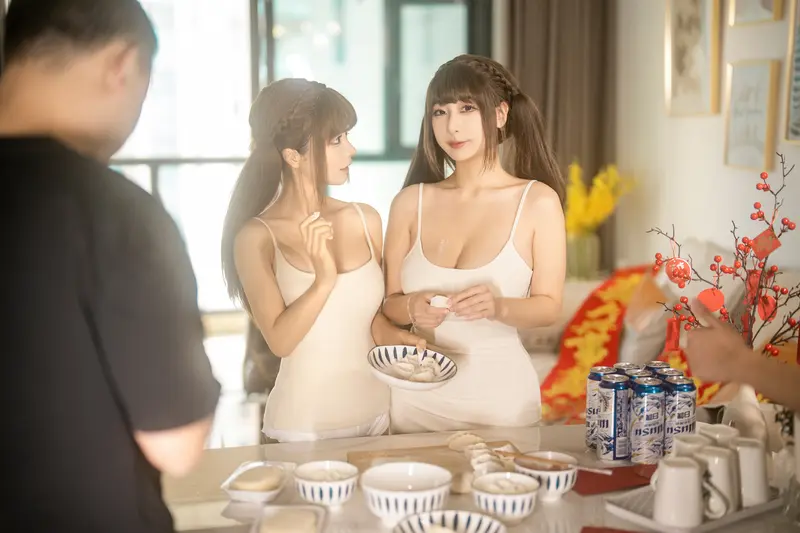 蠢沫沫 NO.281 &浅安安 双人新年贺岁 – 093.webp