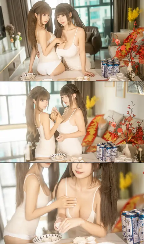 蠢沫沫 NO.281 &浅安安 双人新年贺岁 – 095.webp