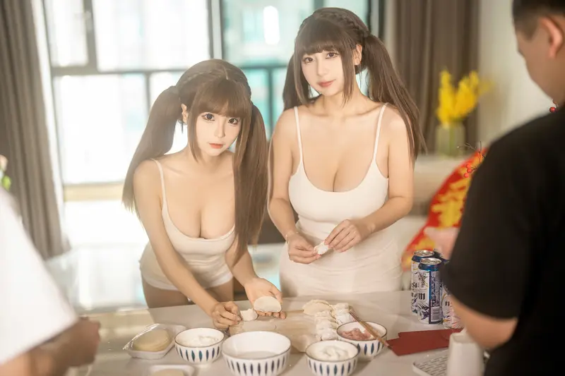 蠢沫沫 NO.281 &浅安安 双人新年贺岁 – 099.webp