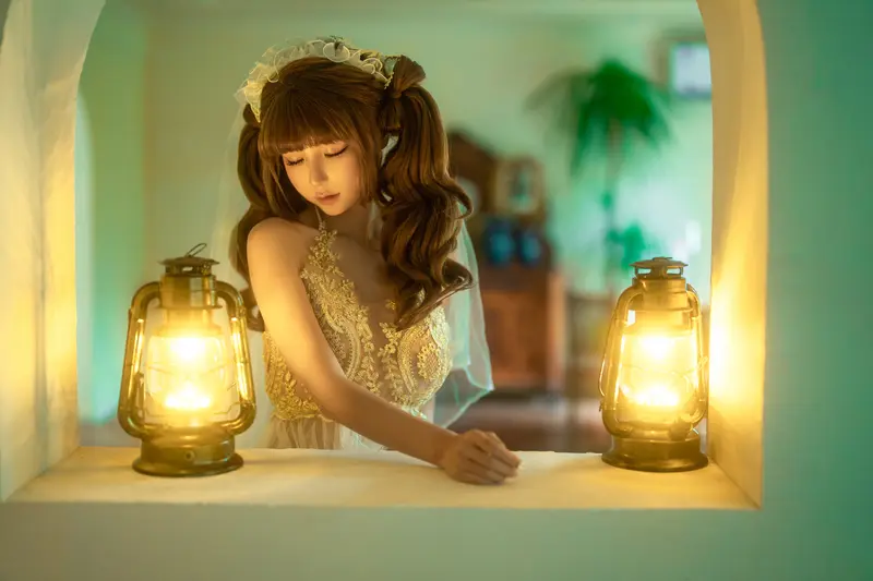 蠢沫沫 NO.282 烛灯 – 005.webp