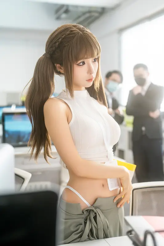 蠢沫沫 NO.297 四月T3订阅《工作时间》 – 004.webp