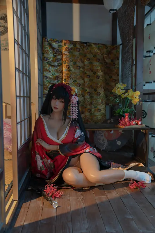 蠢沫沫 NO.306 狂三和服cos正片 – 001.webp