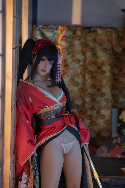 蠢沫沫 NO.306 狂三和服cos正片 – 006.webp