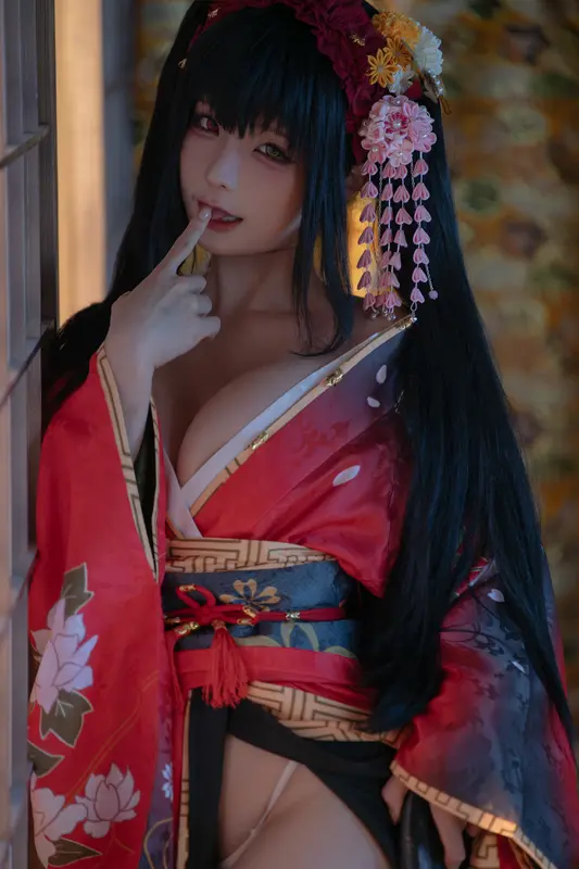 蠢沫沫 NO.306 狂三和服cos正片 – 007.webp