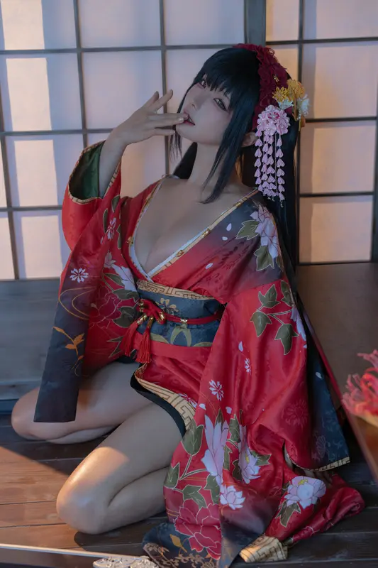 蠢沫沫 NO.306 狂三和服cos正片 – 009.webp