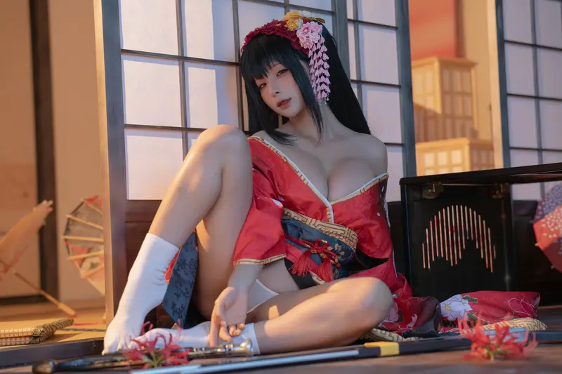 蠢沫沫 NO.306 狂三和服cos正片 – 019.webp